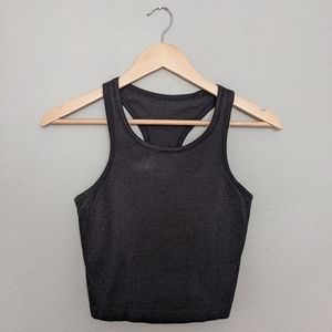 Lululemon Ebb to Street Cropped Tank in black size 6